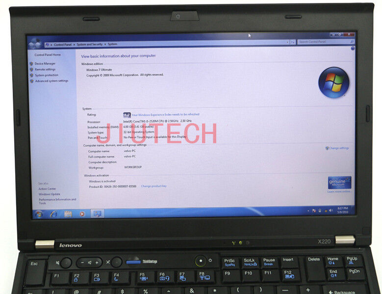 Ibm X200 With Ptt 2 04 75 Development Model Dev2 Volvo Developer Too L Vtt 2 04 75 Version 4
