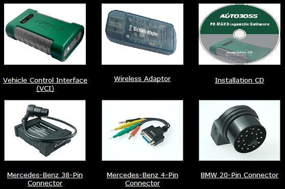 Universal Car Diagnostic Scanner Autoboss PC-MAX Wireless VCI usine 