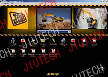 JCB diagnostic JCB Service Master v8.10 Version Heavy Duty Truck Diagnostic Scanner