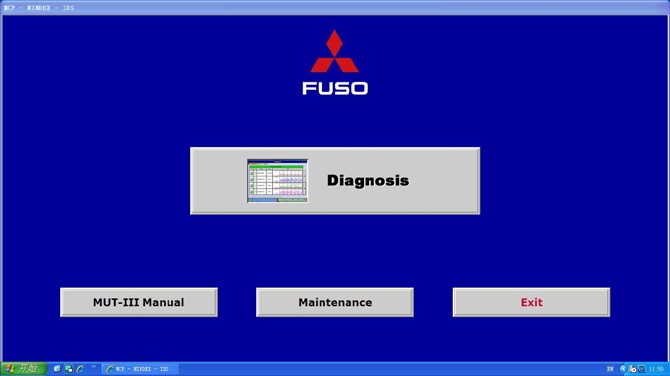 Fuso MUT3 industrial engine tester Diesel vehicle (trucks bus) diagnostic scanner