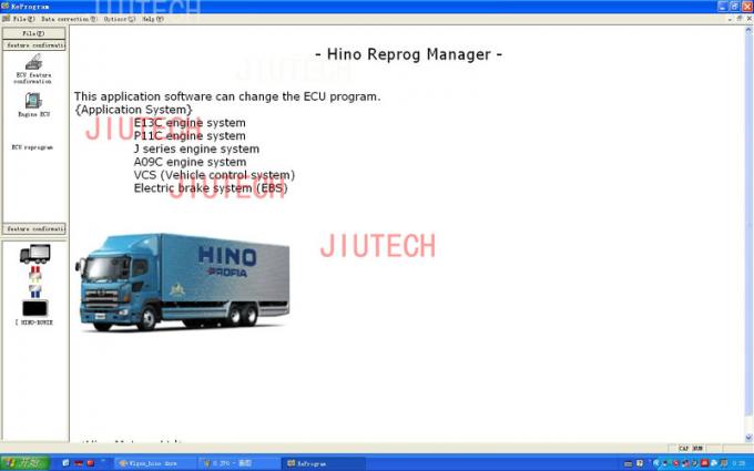 Hino Reprog Manager V3.12 + Hino Diagnostic Explorer For Diagnostic Tool