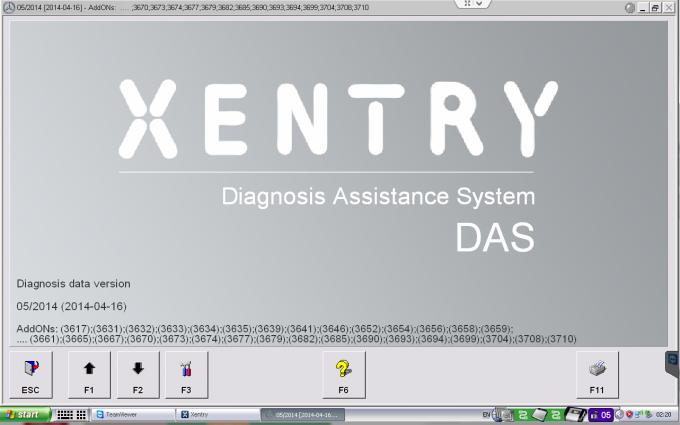 Benz MB Star C4 (2014/05) with Dell D630 Laptop Mercedes Star Diagnosis Tool
