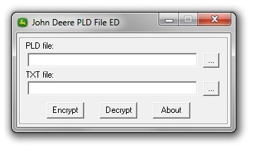High Speed John Deere Scanner Pld File Encryptor / Decryptor Editor