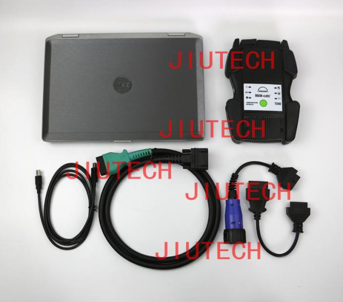 Full Set Man Heavy Duty Truck Diagnostic Scanner 14.1 With E6420 Laptop T200 Usb Cable