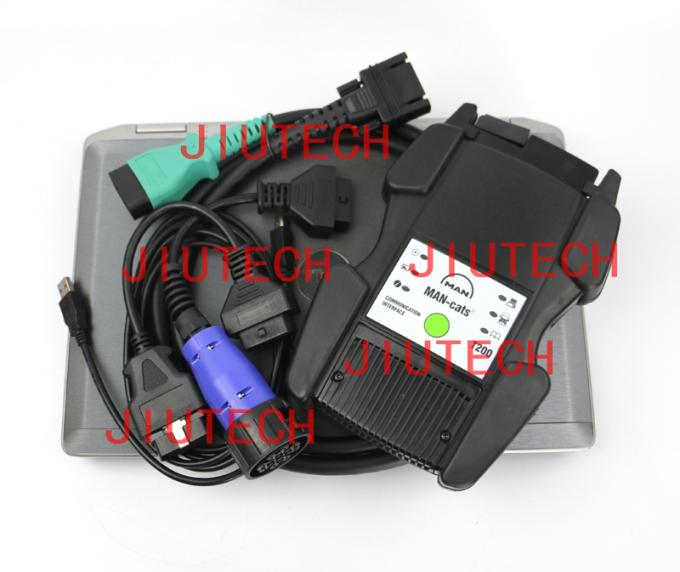 Full Set Man Heavy Duty Truck Diagnostic Scanner 14.1 With E6420 Laptop T200 Usb Cable