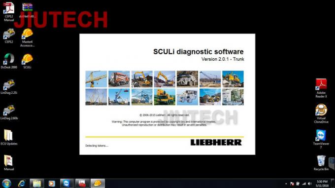 LIEBHERR DIAGNOSTIC KIT With T420 laptop in Stock