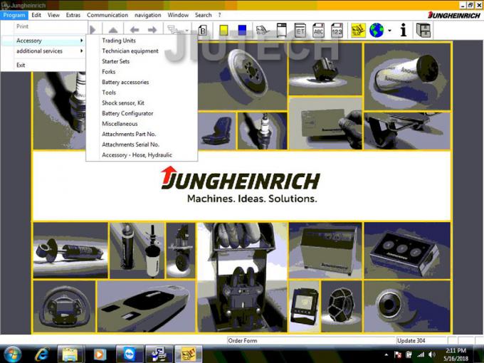 Judit ET EPC Jungheinrich JETI ForkLift ET Electronic Parts Catalog Inquiry System