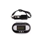 20hz - 20khz White lcd Display Wireless Fm Transmitter + Car Charger For Mp3 Ipod Player