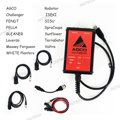 Heavy Duty Agricultural Diagnosis Scanner Electronic Diagnostic Tool For Agco Canusb Edt Interface