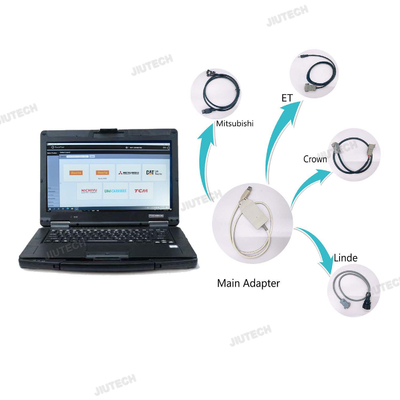 Toughbook Fz-55 Universal Auto Forklift Scanner Tools Trucktool 4.1.1.42 For Mitsubish Rocla Agv Nichiyu Electric Lift