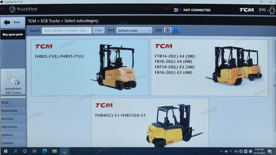 Truck Tool Support For Order Picker Models From Rocla, Nichiyu, Mitsubishi, Et UniCarriers, TCM