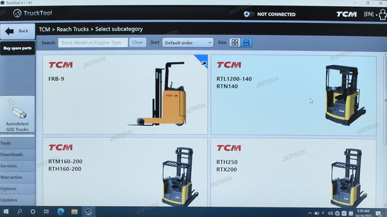 Truck Tool Support For Order Picker Models From Rocla, Nichiyu, Mitsubishi, Et UniCarriers, TCM