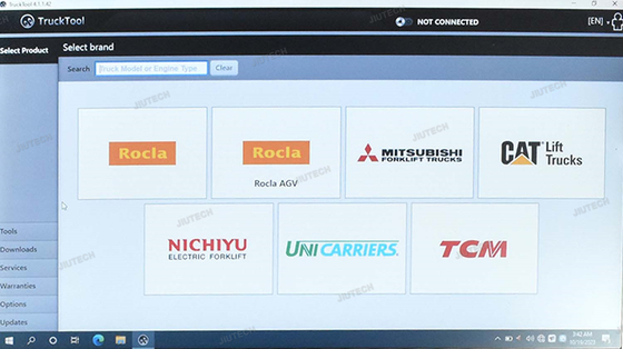 Truck Tool Support For Order Picker Models From Rocla, Nichiyu, Mitsubishi, Et UniCarriers, TCM