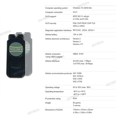 For vocom Vocom 2 88890400 Truck For Vocom Ii Mini 88894200 Diagnostic Tool With Getac