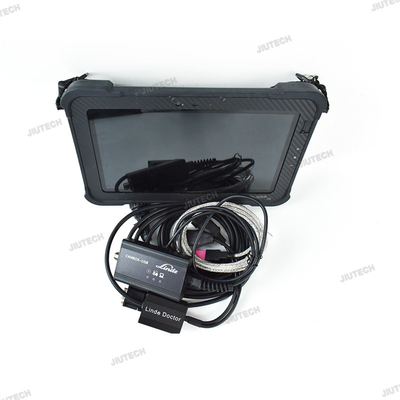 For linde canbox doctor Pathfind software for linde forklift diagnostic scanner tool linde 4 pin Adapter+ Xplore tablet