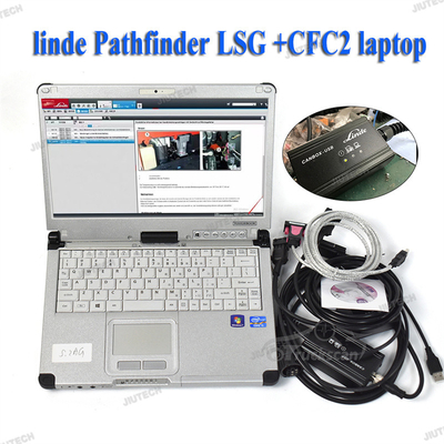 Forklift LINDE LSG Truck Diagnostic Tool for Linde Canbox Doctor Diagnostic scanner Pathfinder Software+CFC2 laptop