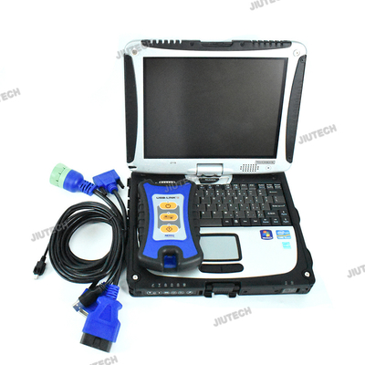 For NEXIQ N3 USB Link Truck Diagnostic Tool USB Bluetooth Diesel Truck Diagnostic OBD Troubleshooter Tool+CF19 laptop