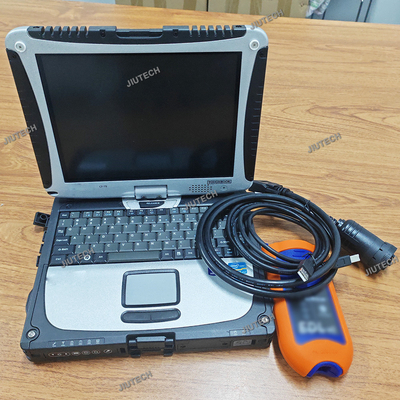 Electronic Data Link Diagnostic Tool for EDL V2 Construction Heavy Equipment Truck Diagnostic Scanner Tool with Cf19 PC