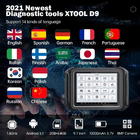 XTOOL D9 All System Diagnostic Scanner ECU Coding Active Test PMI Module Topology Map Support CAN FD DoIP 42+ Services