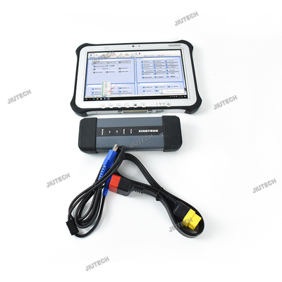 Ready To Use FZ G1 Tablet+For SINOTRUK HOWO SHACMAN For HOWO/A7/T7H/Sitrak/Hohan esttc Heavy Duty Truck Diagnostic Tool