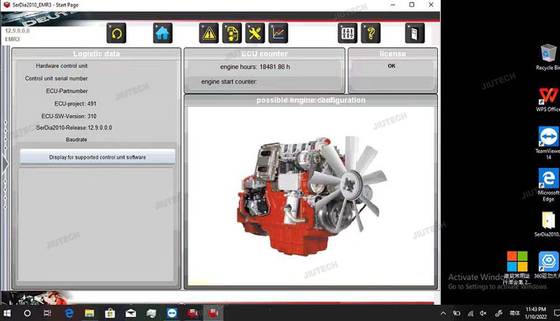 2024 For Deutz Decom Serdia 2010 Diagnostic Tool For Deutz Truck Controllers EMR 2/3/4 Diagnostic And Programming Tool