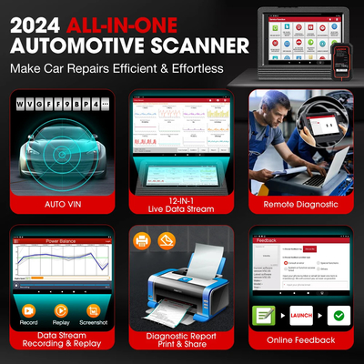 LAUNCH X431 PRO V5.0 Car Diagnostic Tools Auto OBD2 Scanner Full System ECU Coding Active Test Guide Function pk X-431 V