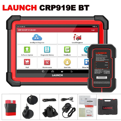 LAUNCH X431 CRP919E / BT Car Diagnostic Tool Automotive OBD OBD2 Scanner Active Test ECU Coding CANFD DOIP 31+ Reset Cod