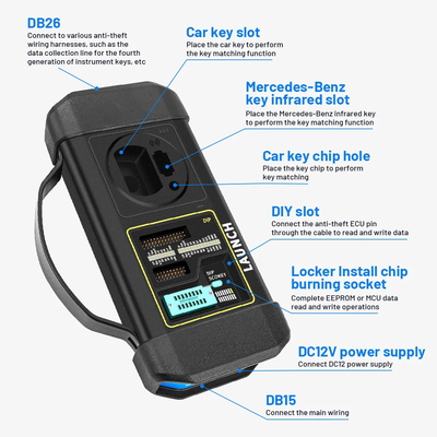 LAUNCH X431 X-PROG 3 Auto Key Programming Tool Xprog 3 Immobilizer Programmer Read Write Car Key Chip For X431 V PRO3S+