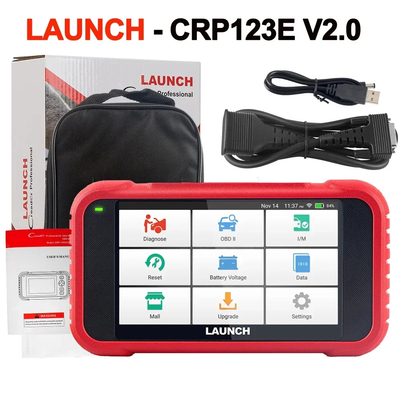 2024 New- LAUNCH X431 CRP123E V2.0 Car OBD2 Diagnostic Tools Auto OBD Scanner ABS SRS Engine AT+ 7 Reset Service Free Up
