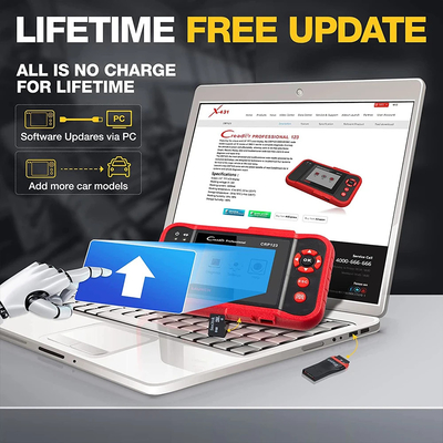 LAUNCH X431 CRP123 OBD2 Scanner Free Update Check Engine ABS SRS AT 4 System Full OBD2 Code Reader Diagnostic Tools