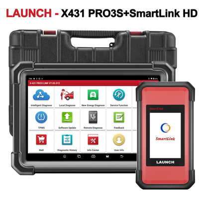 2024 New LAUNCH X431 X431 PRO3S+SmartLink HD/ HDIII 10.1' 12V Car 24V Truck Diagnostic Tools All System Topology Map OBD