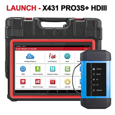 2024 New LAUNCH X431 X431 PRO3S+SmartLink HD/ HDIII 10.1' 12V Car 24V Truck Diagnostic Tools All System Topology Map OBD