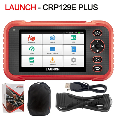 New Arrival LAUNCH X431 CRP129E PLUS Car Full System Diagnostic Tools with 8 Reset Service OBD OBD2 Auto VIN Scan Batter