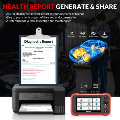 New Arrival LAUNCH X431 CRP129E PLUS Car Full System Diagnostic Tools with 8 Reset Service OBD OBD2 Auto VIN Scan Batter