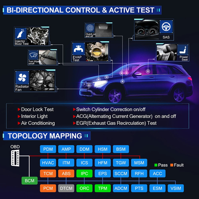 New- LAUNCH X431 PAD V ELITE Car Diagnostic Tools Online Programming CAN FD\DOIP\J2534 Auto OBD OBD2 Scanner Free Shippi