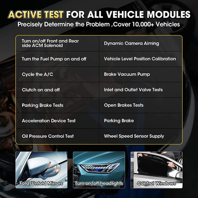 2024 New- LAUNCH X431 PRO3S+ V5.0 10.1'INCH Car Diagnostic Tools CAN FD OBD OBD2 Full System Scanner Topology Map