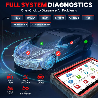 2024 New- LAUNCH X431 PRO3S+ V5.0 10.1'INCH Car Diagnostic Tools CAN FD OBD OBD2 Full System Scanner Topology Map