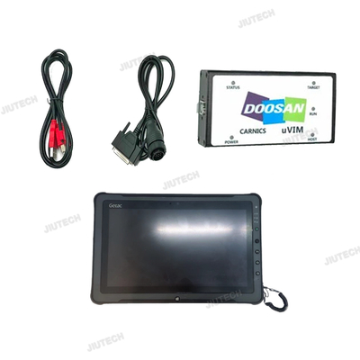 F110 tablet + for Doosan Diagnostic Tool DDT SCR+DPF+G2 DCU+G2 ECU+G2 Scan DD ECU software package +keygen