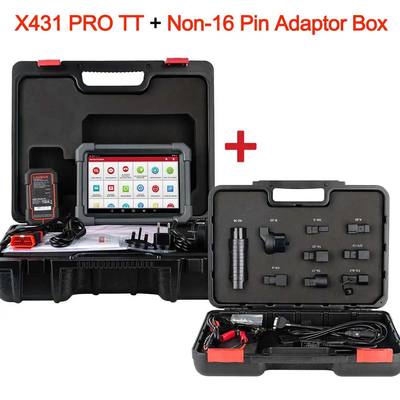 LAUNCH X431 PRO TT Car Diagnostic Tools DBScar VII VCI CAN FD Auto OBD2 Scanner 37+ Reset ECU Coding Active Test pk X431