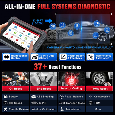 LAUNCH X431 PRO TT Car Diagnostic Tools DBScar VII VCI CAN FD Auto OBD2 Scanner 37+ Reset ECU Coding Active Test pk X431