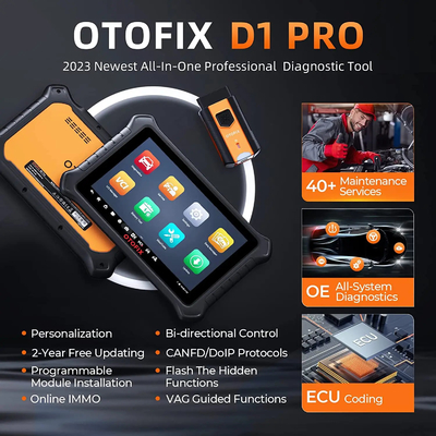 OTOFIX D1 PRO Diagnostic Scanner ECU Coding BiDirectional Control Bluetooth Diagnostic Tools 2 Years Free Shipping OBD2