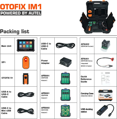 Key FOB Programming Tool OTOFIX IM1 Diagnostic Tool 2 Year Free Update XP1 Key Programmer Full IMMO Service Diagnostic