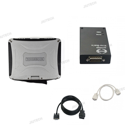 For Hino Truck Excavator Diagnostic Scanner Electronic Systems Troubleshooting Tools With CF19 Laptop