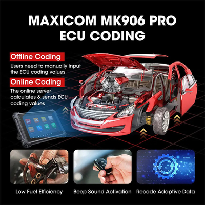 Autel MaxiCOM MK906PRO Diagnostic Tool Bluetooth Scanner Automotivo ECU Coding MK906 PRO Automotive Tools PK MS906BT MK9