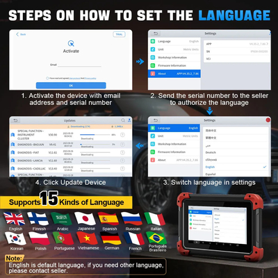 XTOOL D7 OBD2 Car Diagnostic Tools Bi-directional Automotive Scanner 3-Year Free Update Built-in CAN FD Ecu Coding 36+ S
