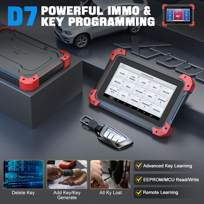 XTOOL D7 OBD2 Car Diagnostic Tools Bi-directional Automotive Scanner 3-Year Free Update Built-in CAN FD Ecu Coding 36+ S