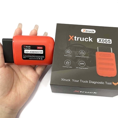 XTRUCK X005 Read fault codes and read data streams Forced Regeneration of DPF Heavy Duty Truck Diagnostic Tool