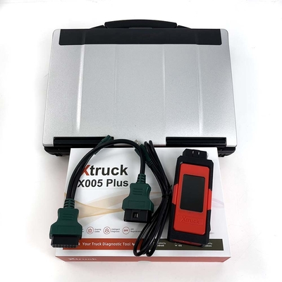 X005 Plus DPF Regeneration Data Read Truck Diagnostic Tool for SHAC-MAN WEICHAI SINOTRUK CNHTC Howo DongFeng+CF53 laptop