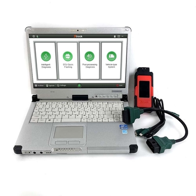 Xtruck X005 plus Intelligent Diagnosis ECU Quick Flashing post-processing diagnosis vehicle type system+CF C2 laptop