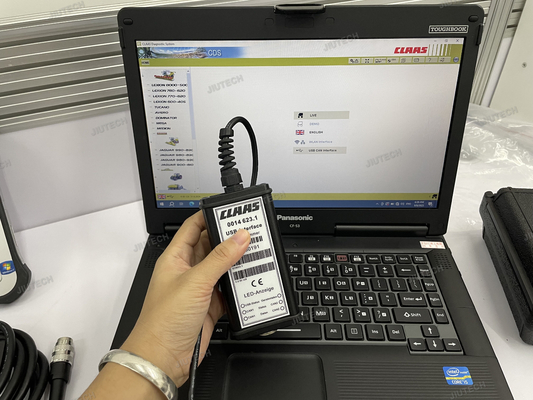 FOR CLAAS Diagnostic Tool Interface CANBUS MetaDiag Agriculture Construction Truck Excavator Diagnostic Tool+CF53 Laptop